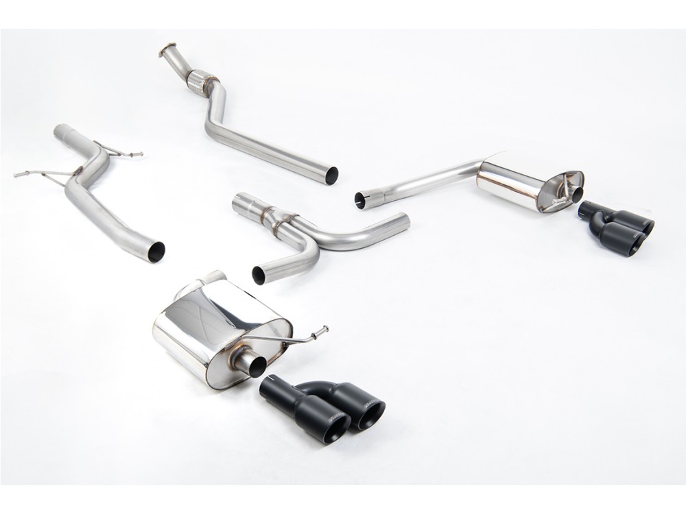 Wydech Milltek Audi A4/A5 B8 2.0 TFSI Cat-back Non-Resonated Quad - SSXAU666 Milltek Audi A4/A5 B8 2.0 TFSI Cat-back Non-Resonated Quad Exhaust