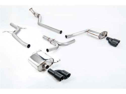 Milltek Sport Audi A4/A5 B8 2.0 TFSI Cat-back Non-Resonated Quad Exhaust