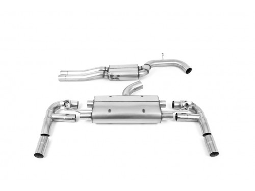 Milltek Sport Audi RS3 8V Sedan Cat-back Resonated 80mm (EC) Exhaust