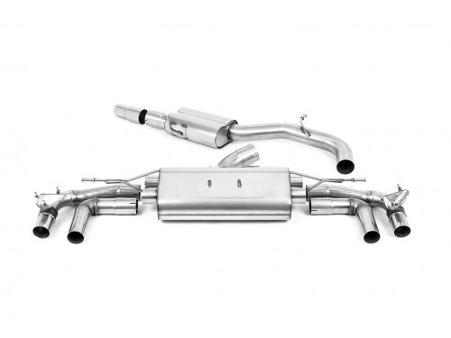 Milltek Sport Audi S3 8Y Sportback 2.0 TSI GPF-back Resonated (EC) Exhaust