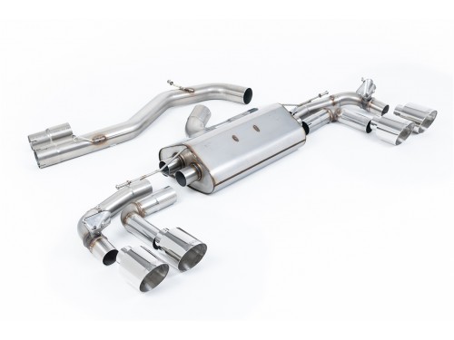 Milltek Sport Audi S3 8Y Sportback 2.0 TSI GPF-back Non-resonated Exhaust