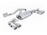 Wydech Milltek Audi S3 2.0TFSI Quattro Sportback 310PS & 333PS 8Y (OPF/GPF Models Only) (2020-2026) Particulate Filter-back SSXAU920