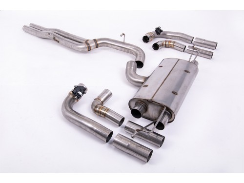 Milltek Sport Audi RS3 8Y Sedan GPF-back Non-Resonated Exhaust