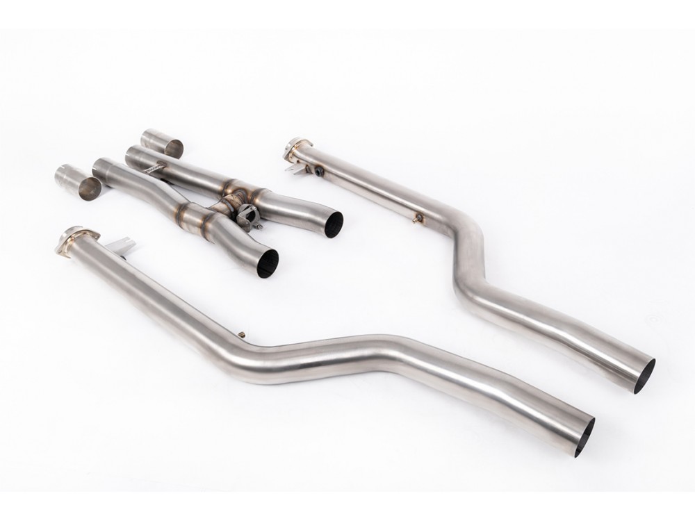 Wydech Milltek BMW M5 G90 / M5 G99 Touring sekcja środkowa Mid-Pipe GPF Bypass Valved - SSXBM1407 | SSXBM1406 Milltek BMW M5 G90 / M5 G99 Touring centre section Mid-Pipe GPF/OPF Bypass Valved Exhaust