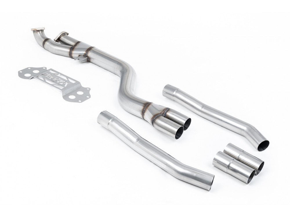 Wydech Milltek BMW M3 / M4 G80/G81/G82 sekcja środkowa Mid-Pipe GPF Bypass Single-Pipe 102mm - SSXBM1337 / SSXBM1335 Milltek BMW M3 / M4 G80/G81/G82 centre section Mid-Pipe GPF/OPF Bypass Single-Pipe 102mm Exhaust