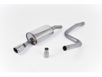 Milltek Sport Ford Fiesta Mk6 Zetec-S 1.6 16v Cat-back Exhaust