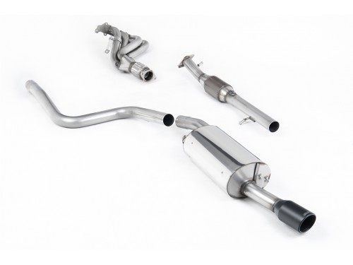 Milltek Sport Ford Fiesta Mk6 ST 150 Full System (ze sportowym katalizatorem Hi-Flow) Non-resonated Exhaust