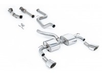 Milltek Ford Focus MK2 RS 2.5T 305PS (2009-2010) Turbo-back including Hi-Flow Sports Cat SSXFD069