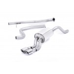 Milltek Sport Ford Fiesta 1.0 EcoBoost Cat-back Non-resonated Exhaust