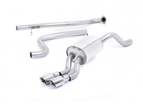 Milltek Sport Ford Fiesta 1.0 EcoBoost Cat-back Non-resonated Exhaust