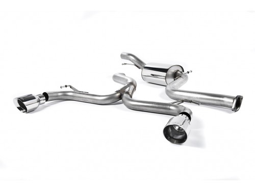 Milltek Sport Ford Focus ST 225 MK2 Cat-back Race 3" Exhaust