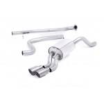 Milltek Sport Ford Fiesta 1.0 EcoBoost Cat-back Non-resonated Exhaust