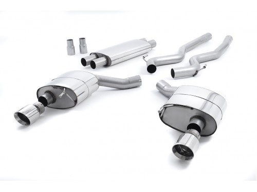 Milltek Sport Ford Mustang GT 5.0 S550 15-17 Cat-back Dual-Outlet Resonated (EC) Exhaust