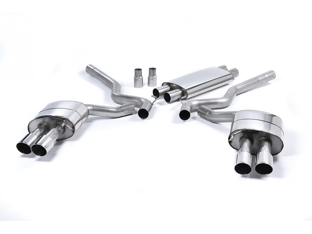 Wydech Milltek Ford Mustang GT 5.0 S550 15-17 Cat-back Quad-Outlet Resonated (EC) - SSXFD155 Milltek Ford Mustang GT 5.0 S550 15-17 Cat-back Quad-Outlet Resonated (EC) Exhaust