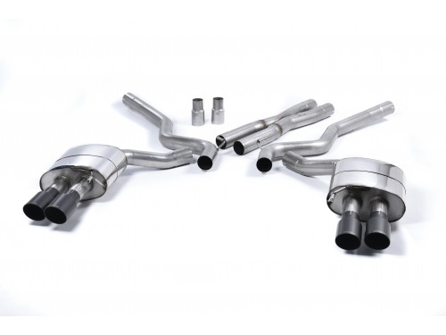 Milltek Sport Ford Mustang GT 5.0 S550 15-17 Cat-back Quad-Outlet Non-resonated Exhaust