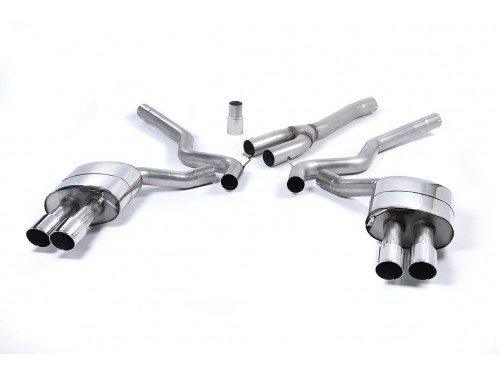 Milltek Sport Ford Mustang 2.3 EcoBoost Cat-back Resonated Quad (EC) Exhaust