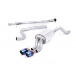 Milltek Sport Ford Fiesta 1.0 EcoBoost Cat-back Non-resonated Exhaust