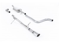 Milltek Sport Ford Fiesta MK8 1.0 EcoBoost Cat-back Non-resonated Exhaust