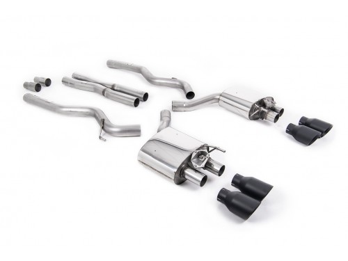 Milltek Sport Ford Mustang GT 5.0 S550 18+ Cat-back Quad-Outlet Valved Exhaust