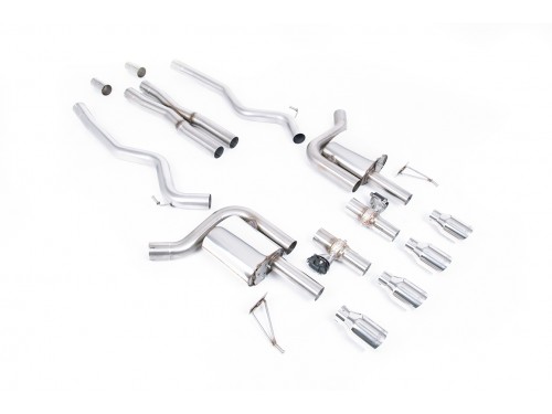 Milltek Sport Ford Mustang 5.0 V8 Mach 1 / Dark Horse Cat-back Non-Resonated X-Pipe Exhaust