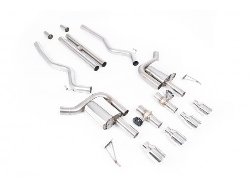 Milltek Sport Ford Mustang 5.0 V8 Mach 1 / Dark Horse Cat-back Non-Resonated H-Pipe Exhaust