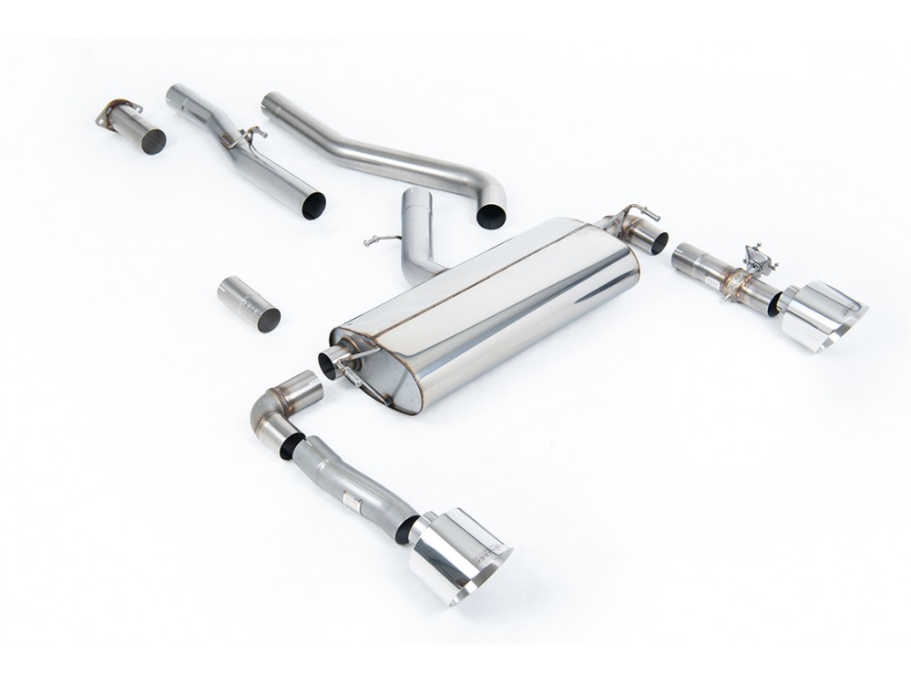 Exhaust Milltek Hyundai Kona N 2.0 T-GDI Cat-back Non-Resonated - SSXHY171 Exhaust Milltek Hyundai Kona N 2.0 T-GDI Cat-back Non-Resonated - SSXHY171