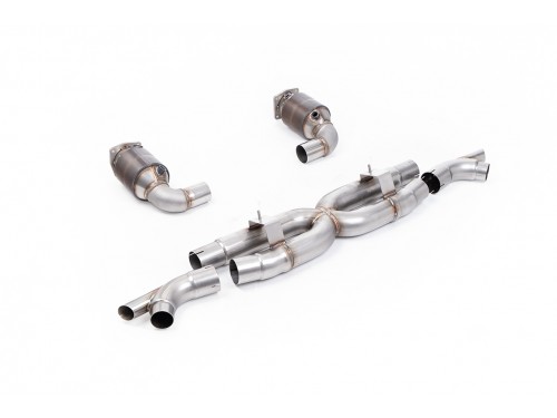 Milltek Sport Porsche 911 991.2 Turbo S Race X-Pipe Full HJS-cat system 