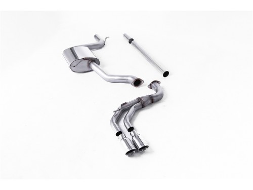 Milltek Sport Seat Leon III 1.8 TSI Cat-back Non-resonated Exhaust