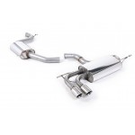 Milltek Sport VW Scirocco 2.0 TSI Cat-back Resonated (EC) Exhaust