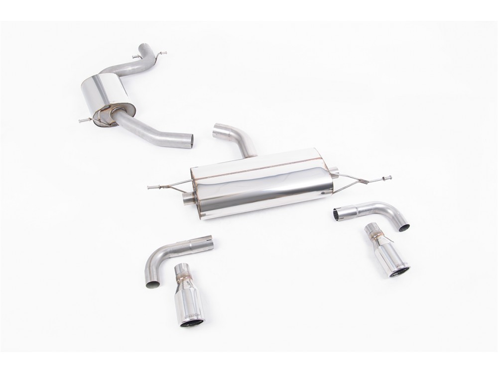 Exhaust Milltek VW Golf 6 GTI Cat-back Resonated (EC) - SSXVW115 Exhaust Milltek VW Golf 6 GTI Cat-back Resonated (EC) - SSXVW115
