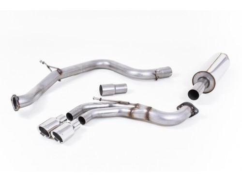 Milltek Sport VW Golf 7 GTD Cat-back Resonated (EC) Exhaust