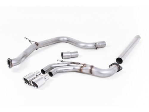 Milltek Sport VW Golf 7 GTD Cat-back Non-resonated Exhaust