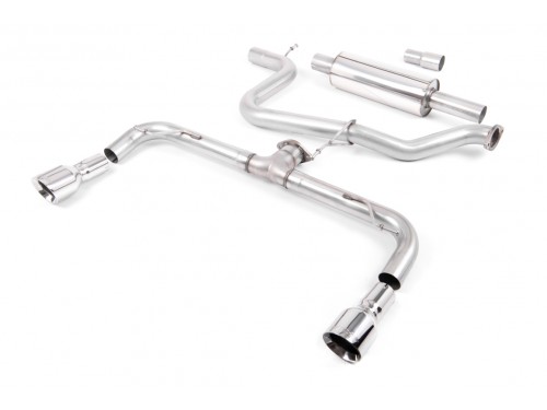 Milltek Sport VW Golf 7 GTD Cat-back Resonated GTI-style (EC) Exhaust