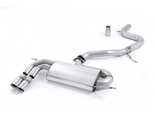 Milltek Sport Audi A3 8P 2.0 TFSI FWD Cat-back Non-resonated Exhaust