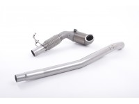 Milltek Audi A3 2.0 TFSI quattro Sedan 8V (US-only) (2014-2020) Large Bore Downpipe and Hi-Flow Sports Cat SSXVW349 Exhaust