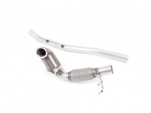 Milltek Sport VW Golf 7.5 R 2.0 TSI GPF Bypass Downpipe Exhaust