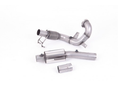 Milltek Sport VW Polo GTI 2.0 TSI Downpipe De-cat Resonated Exhaust