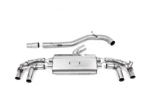 Milltek Sport VW Golf 8 R 2.0 TSI GPF-back Non-Resonated Exhaust