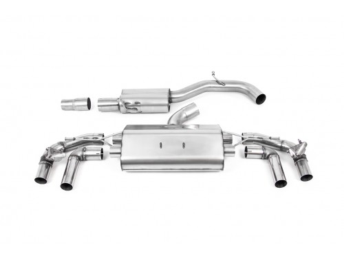 Milltek Sport VW Golf 8 R 2.0 TSI GPF-back Resonated Exhaust