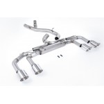 Milltek Sport VW Golf 8 R 2.0 TSI GPF-back RACE Non Valved Exhaust