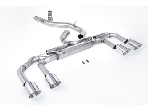 Milltek Sport VW Golf 8 R 2.0 TSI GPF-back RACE Non Valved Exhaust