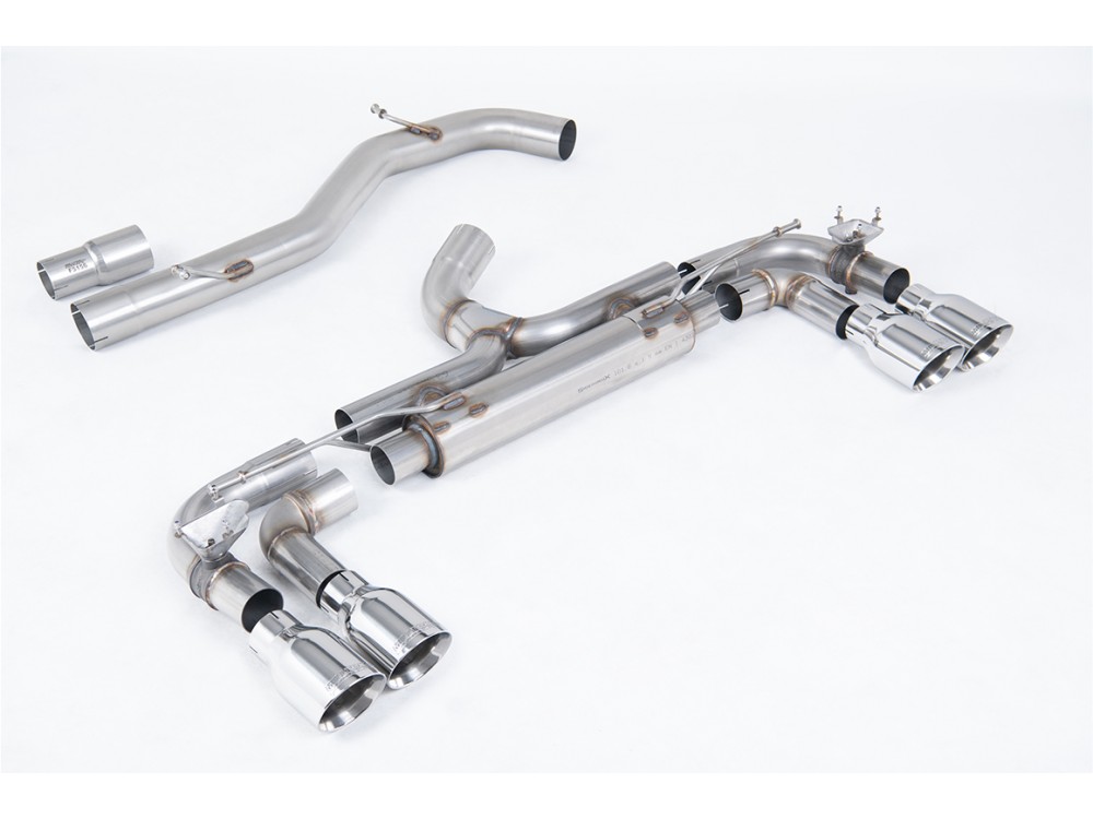 Wydech Milltek VW Golf 7 R Cat-back Non-resonated Valved RACE 80mm - SSXVW713 Milltek VW Golf 7 R Cat-back Non-resonated Valved RACE 80mm Exhaust