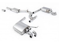 Milltek Volkswagen Arteon 2.0TSI 280PS 4Motion (North American Non Valved / Downturn Tips) (2022-2026) Cat-back SSXVW720