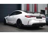 Quicksilver BMW M3/M4 G80/G81/G82 Center Exit Sound Architect + CarbonWurks Diffuser Exhaust