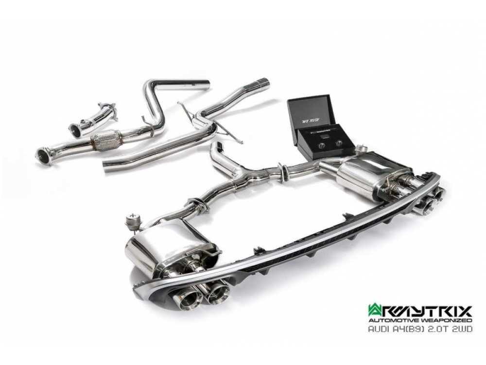 Exhaust Armytrix Audi A5 Sportback B9 2.0 TFSI Quattro Cat-back - AU954-QS11C Exhaust Armytrix Audi A5 Sportback B9 2.0 TFSI Quattro Cat-back - AU954-QS11C