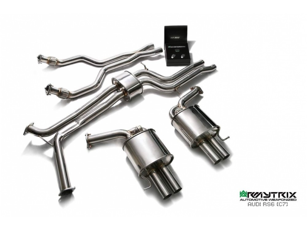 Exhaust Armytrix Audi RS6 C7 4.0 TFSI Cat-back - AUC7R-C Exhaust Armytrix Audi RS6 C7 4.0 TFSI Cat-back - AUC7R-C
