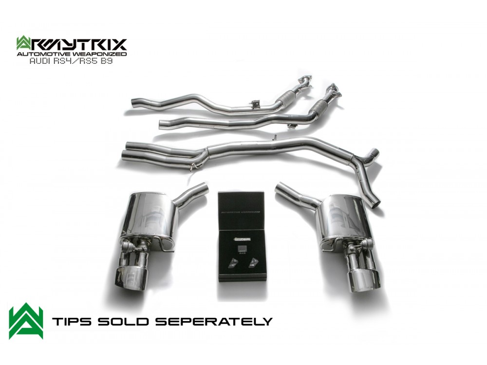 Exhaust Armytrix Audi RS5 Sportback B9 2.9 TFSI Cat-back - AU94R-DS45C Exhaust Armytrix Audi RS5 Sportback B9 2.9 TFSI Cat-back - AU94R-DS45C