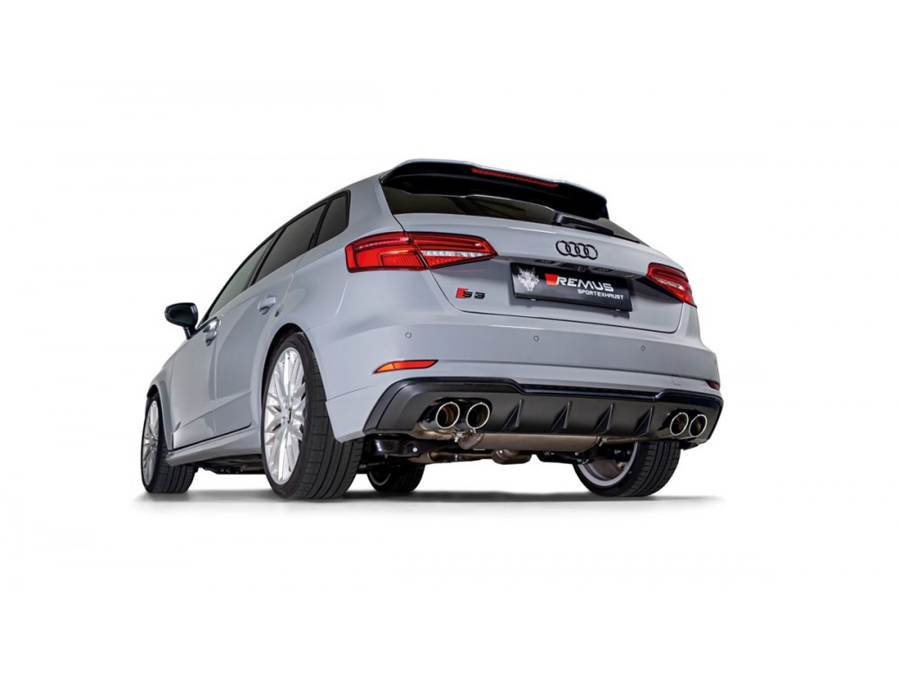 Exhaust Remus Audi S3 8V GPF-back - 046913 1500+046513 0000+0046 55SR Exhaust Remus Audi S3 8V GPF-back - 046913 1500+046513 0000+0046 55SR