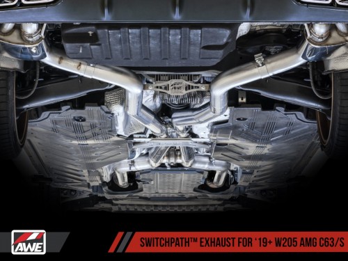 AWE Mercedes-Benz W205 C63/S AMG Sedan SwitchPath™ Exhaust