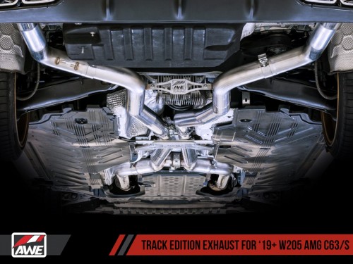AWE Mercedes-Benz W205 C63/S AMG Coupe Track Edition Exhaust